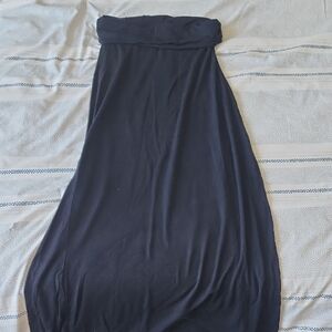 Nollie Stretchy Maxi Skirt With Foldover Band